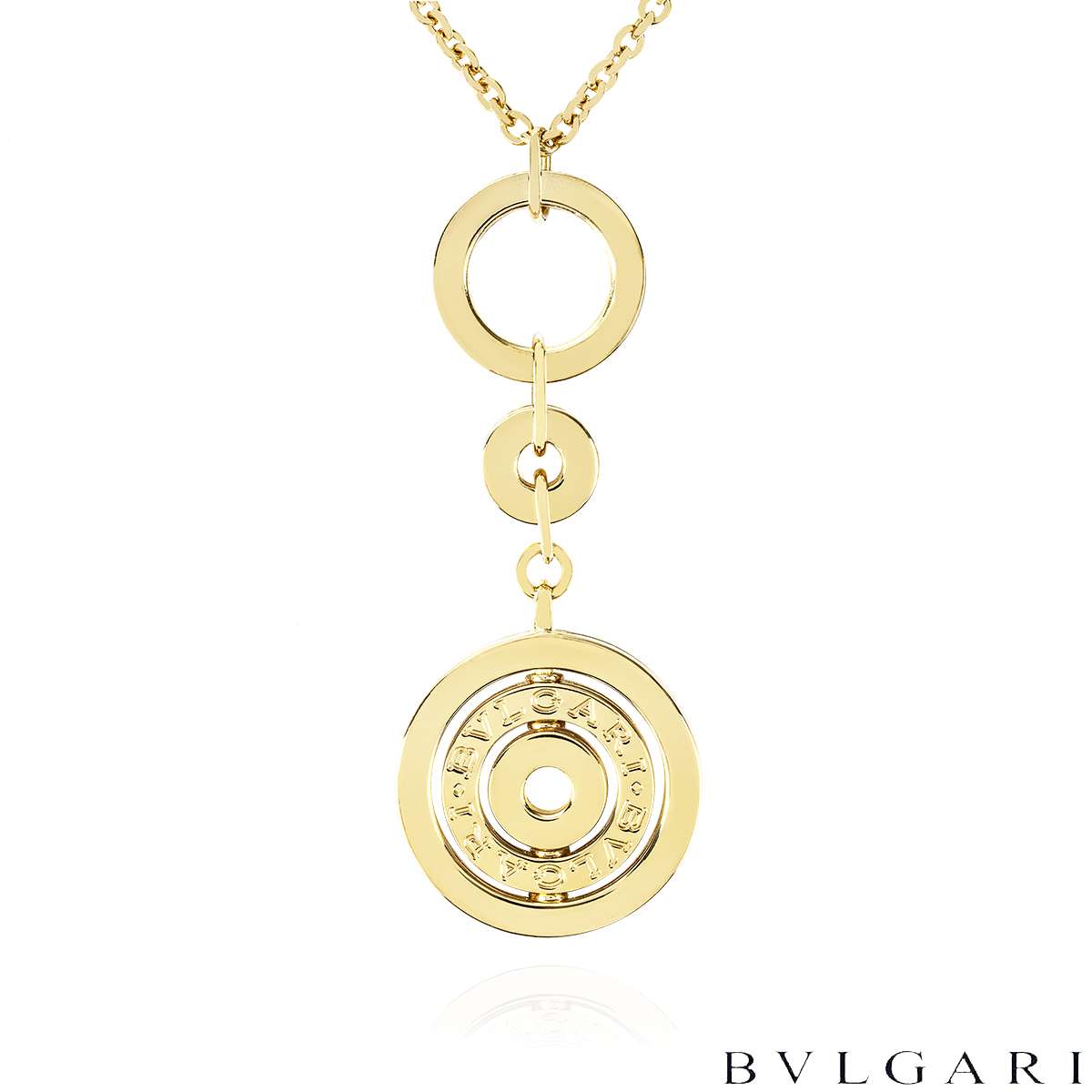 Bvlgari Yellow Gold Astrale Cerchi Necklace